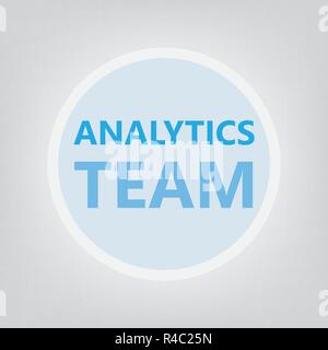 analytics team concept- vector illustration Stock Vector