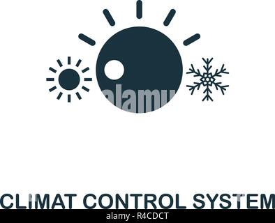 Climat Control System icon. Premium style design from urbanism collection. UX and UI. Pixel perfect climat control system icon for web design, apps, s Stock Vector