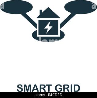 Smart energy grid pixel perfect linear icon Stock Vector Image & Art ...