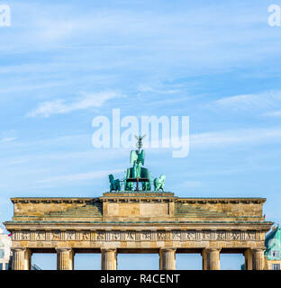 brandenburg gate (brandenburger tor) in berlin Stock Photo