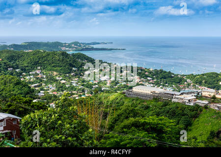 St George, the capital of the Caribbean island Grenada Stock Photo