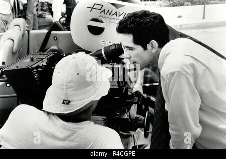 American actor Ben Stiller directing the movie Reality Bites, 1994 Stock Photo