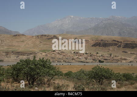 Pamir region Russian Federation Central Asia mountain landscapes Stock Photo