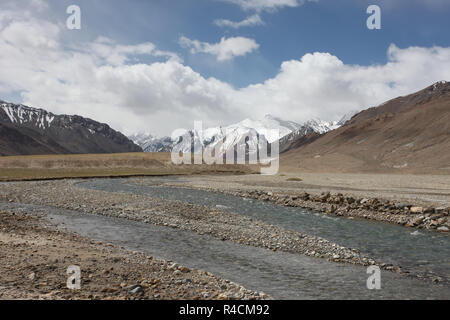 Pamir region Russian Federation Central Asia mountain landscapes Stock Photo