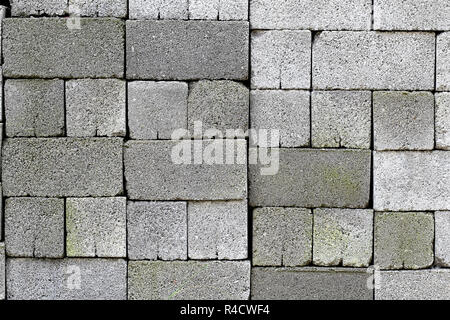 stack of foam blocks. construction texture grey color Stock Photo