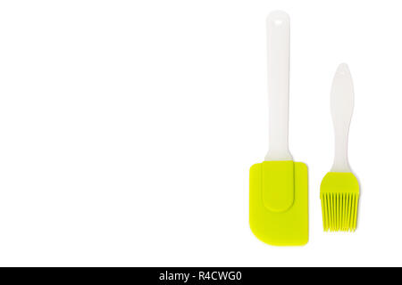 Green Plastic Kitchen Whisk Isolated On White Stock Photo, Picture and  Royalty Free Image. Image 25474095.