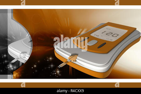 Glucose meter Stock Photo