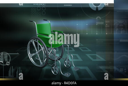 Wheel chair Stock Photo