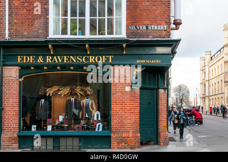 The premises of Ede & Ravenscroft in Cambridge. Stock Photo