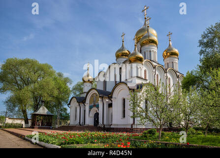 St. Nicholas Monastery,  Cathedral of St. Nicholas, Pereslavl-Zalessky, Russia Stock Photo