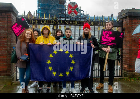 University Rd Belfast Uk 27 November 2018 Student Jordan Smith