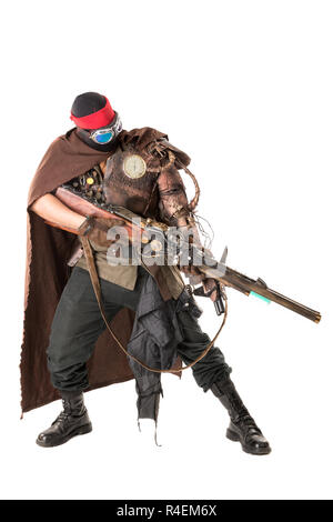 futuristic warrior Stock Photo