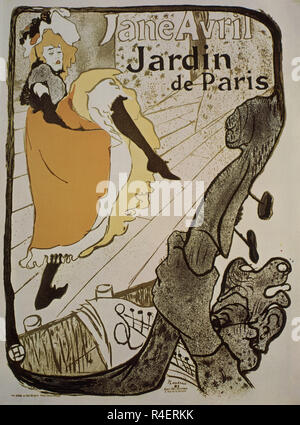 Jane Avril at the Jardin de Paris', 1893. Artist: Henri de
