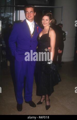 BEVERLY HILLS, CA - FEBRUARY 26: Actor Antonio Sabato Jr. and actress Cari Shayne attend the Ninth Annual Soap Opera Digest Awards on February 26, 1993 at the Beverly Hilton Hotel in Beverly Hills, California. Photo by Barry King/Alamy Stock Photo Stock Photo