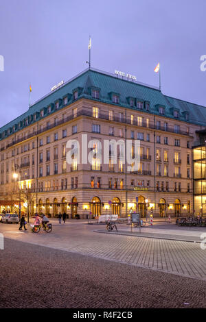 Hotel Adlon Kempinski Berlin on Unter den Linden , Berlin, Germany Stock Photo