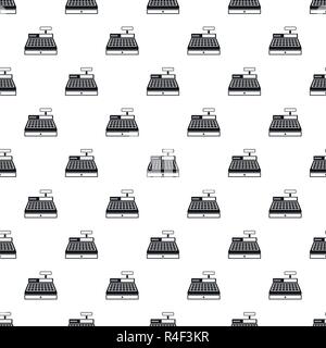 Cash machine pattern seamless vector repeat geometric for any web design Stock Vector