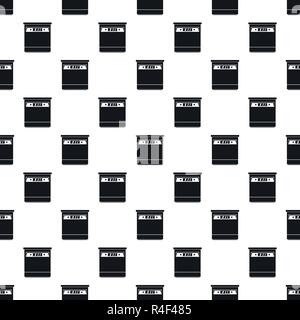 Closed dishwasher pattern seamless vector repeat geometric for any web design Stock Vector