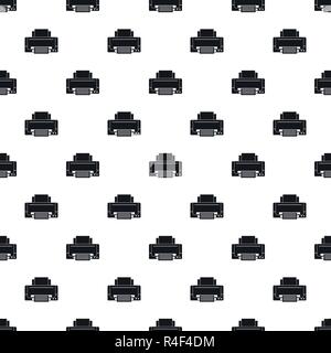 Inkjet printer pattern seamless vector repeat geometric for any web design Stock Vector