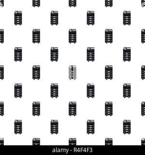Big office printer pattern seamless vector repeat geometric for any web design Stock Vector