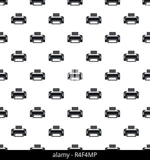 Copier printer pattern seamless vector repeat geometric for any web design Stock Vector