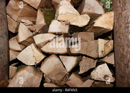 Wood ready to be burnt Stock Photo