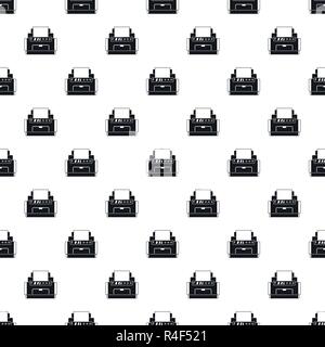 Laser printer pattern seamless vector repeat geometric for any web design Stock Vector