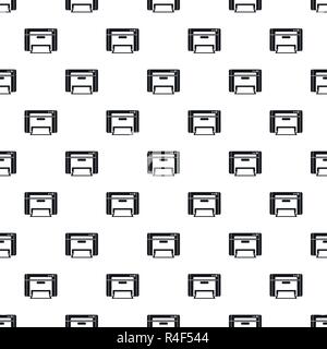 Printer pattern seamless vector repeat geometric for any web design Stock Vector