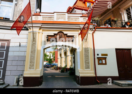 Entrance Shakespeare boutique hotel. Vilnius Vilnius County