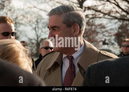 Special Prosecutor in the Russia Investigation and former FBI Director Robert Mueller. Stock Photo