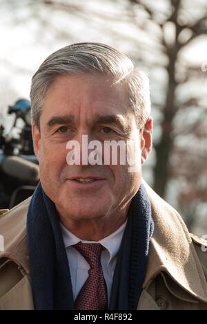 Special Prosecutor in the Russia Investigation and former FBI Director Robert Mueller. Stock Photo