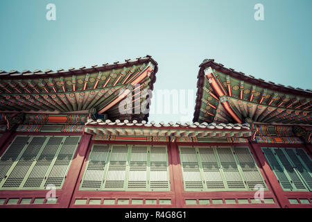 Traditional Korean Decor Roof of Village House in Palace, Seoul, South  Korea Stock Image - Image of culture, faith: 96037099