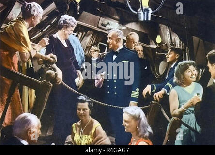 BARNACLE BILL aka All At Sea 1957 Ealing Studios film with Alec Guiness Stock Photo