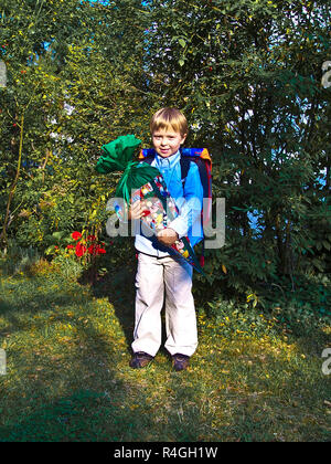 first day at school Stock Photo