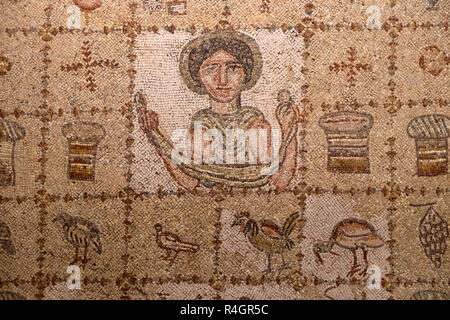 Lebanon, Beiteddine Palace. mosaic; Stock Photo