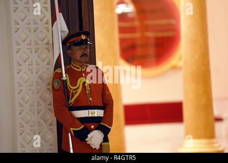 Scenes from Sakhir Palace in Bahrain, as U.S. Secretary of Defense James N. Mattis attends a dinner with Bahrain’s King Hamad bin Isa Al Khalifa, south of Manama, Bahrain, Oct. 27, 2018. (DOD Stock Photo