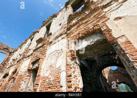 the ruins of an ancient castle Stock Photo