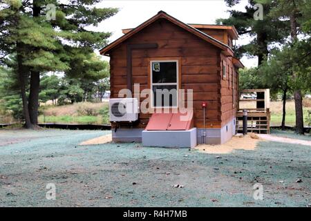 A New Cabin Is Shown Sept 28 2018 At Pine View Campground At