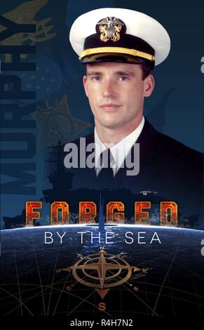 US Navy Forged by the Sea Poster featuring Michael Patrick Murphy Stock Photo