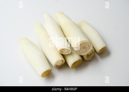 Sugar Cane Flower, also known as Fijian asparagus in Fiji islands, or Telur Tebu in Indonesia. Its scientific name is saccharum edule hasskarl. Stock Photo