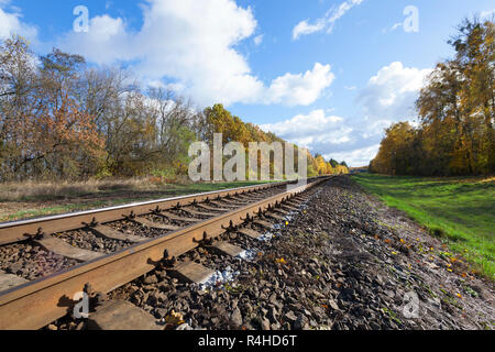 old railroad, close up Stock Photo