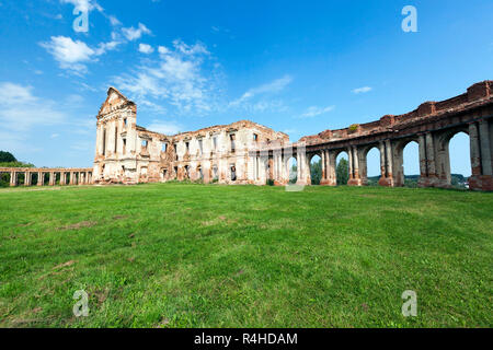 the ruins of an ancient castle Stock Photo