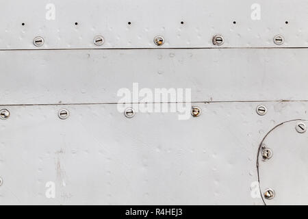 metal surface with rivets Stock Photo