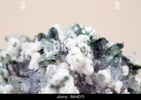 Pyrite on white background, also known as iron pyrite and fools gold Stock Photo