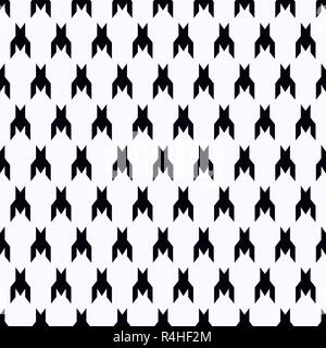 Hounds-tooth seamless vector pattern. Geometric print in black and red color . Classical English background Glen plaid Glenurquhart check for fashion  Stock Vector