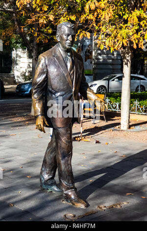 Statue of Ronald Reagan Stock Photo