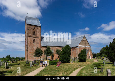 Nordfriesland, Frisian's cathedral of Saint Johanni in Nieblum on fa, Friesendom St Johannis in Nieblum auf F Stock Photo