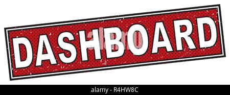 red rubber web stamp on white background Stock Vector