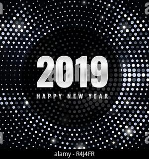 Happy New 2019 Year Stock Vector