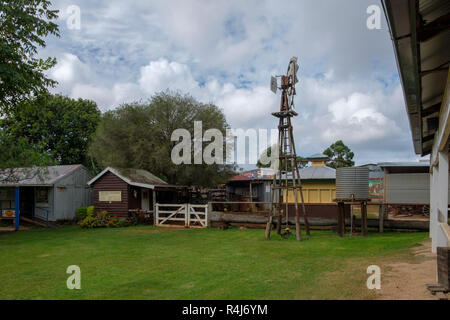 At Highfields Pioneer Village Stock Photo