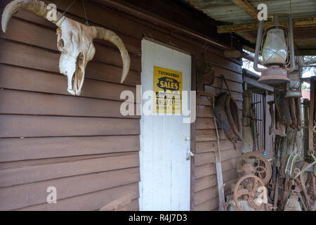 At Highfields Pioneer Village Stock Photo